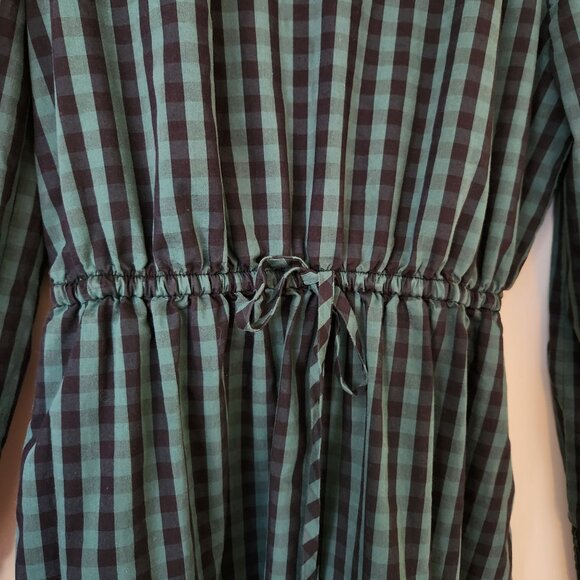 Draper James RSVP Green Black Gingham Dress Holiday Christmas Winter Cute Small - Picture 3 of 10